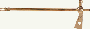 gold large special cannabis smokingpipe